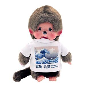 Monchhichi Art Series The Great Wave of Kanagawa Plush Doll - Limited Edition
